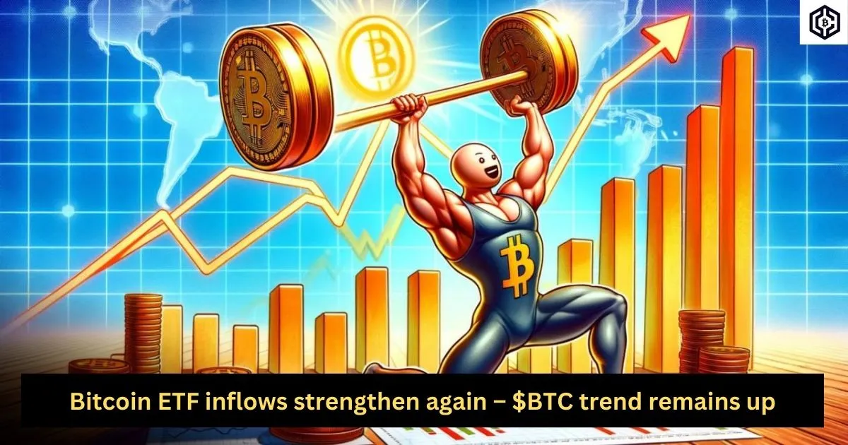 Bitcoin ETF inflows strengthen again – BTC trend remains up