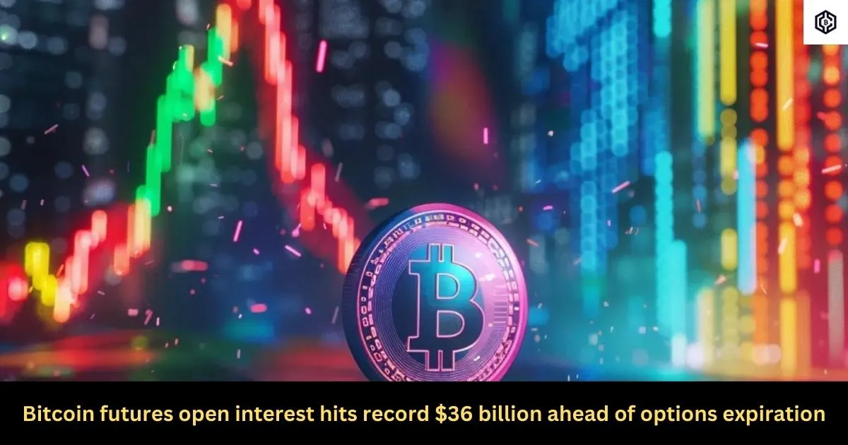 Bitcoin futures open interest hits record 36 billion ahead of options expiration
