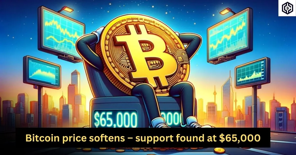 Bitcoin price softens – support found at 65,000