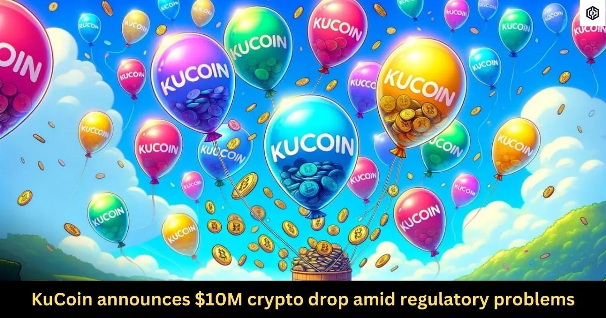 KuCoin announces 10M crypto drop amid regulatory problems