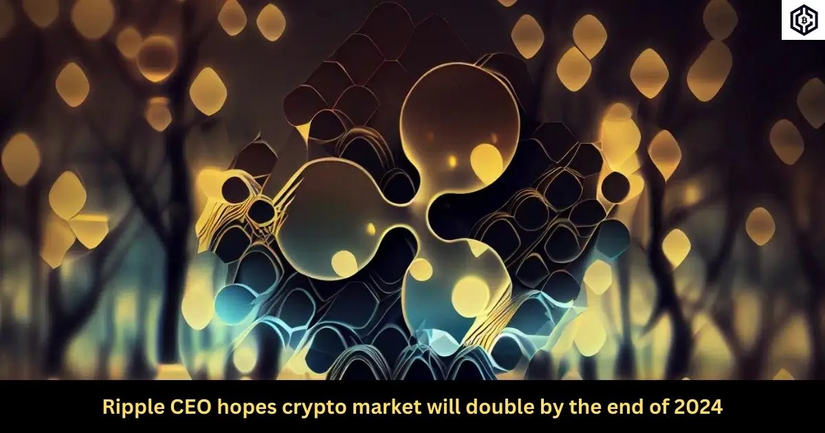 Ripple CEO hopes crypto market will double by the end of 2024