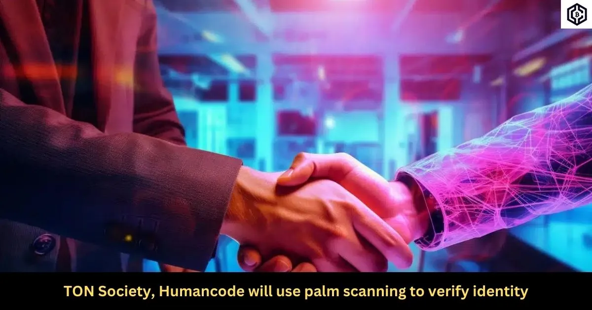 TON Society, Humancode will use palm scanning to verify identity
