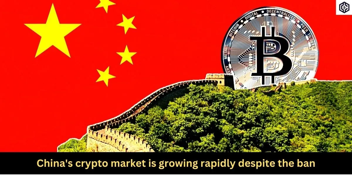 China's crypto market is growing rapidly despite the ban