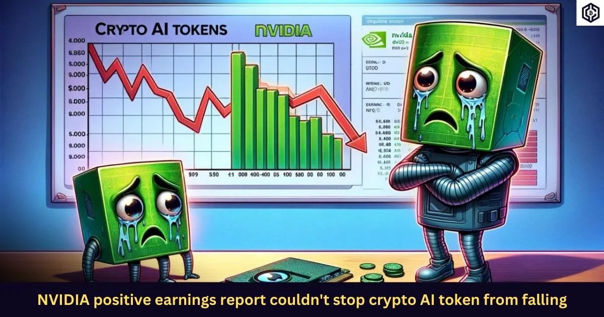 NVIDIA positive earnings report couldn't stop crypto AI token from falling