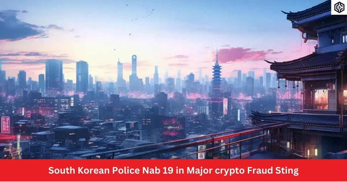 South Korean Police Nab 19 in Major crypto Fraud Sting