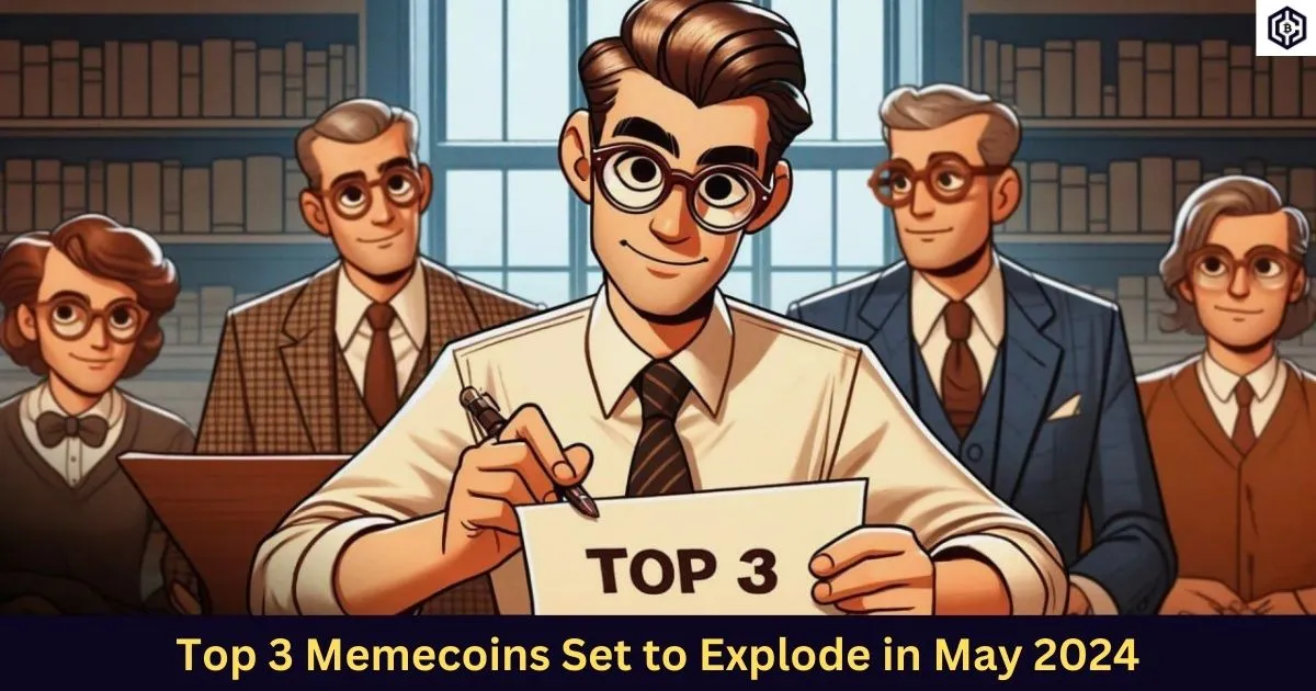 Top 3 Memecoins Set to Explode in May 2024