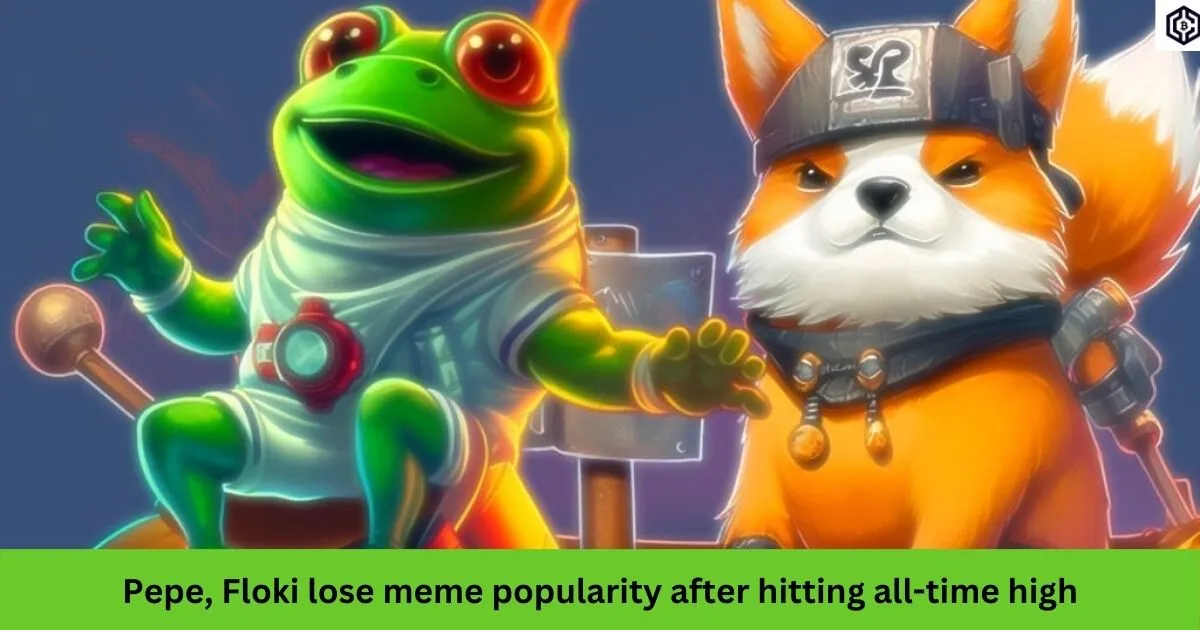 Pepe, Floki lose meme popularity after hitting all-time high